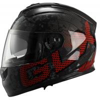 美国GLX双风镜摩托车头盔全盔-DOT认证-GX15-ML